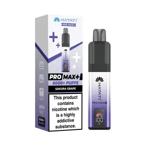 Hayati Pro Max Plus 6000 Prefilled Pod Kit - 20mg | Sakure Grape